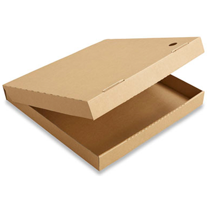 Double fold, environmentally friendly pizza box